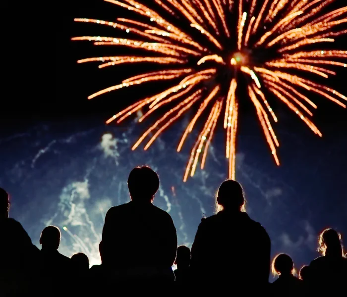 Fireworks in north wales
