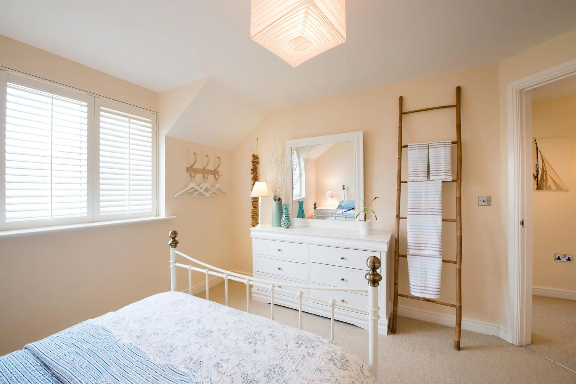 Bryn Eglwys Master Bedroom view from bed - Rhosneigr