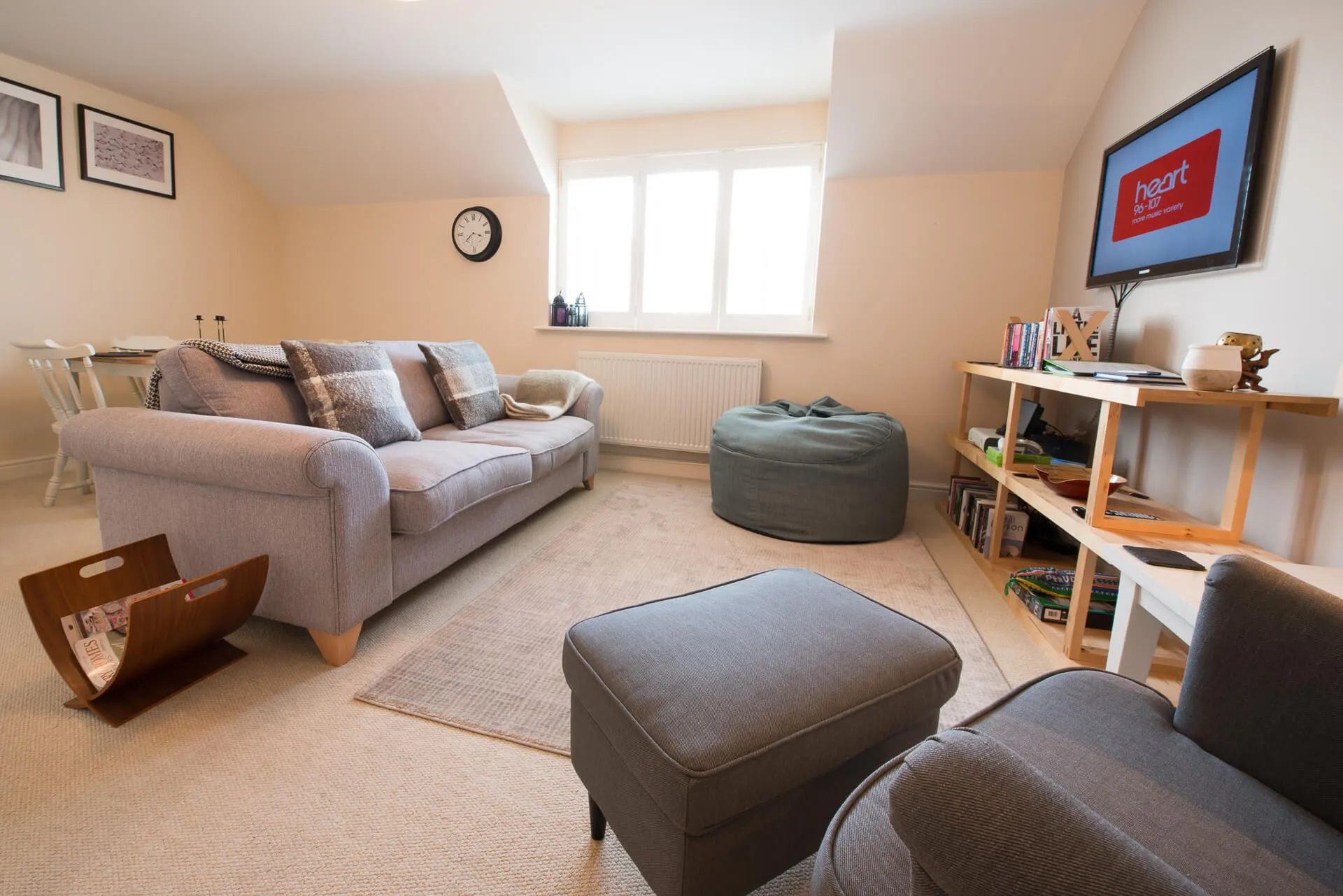 Bryn Eglwys Living Room view from Kitchen 