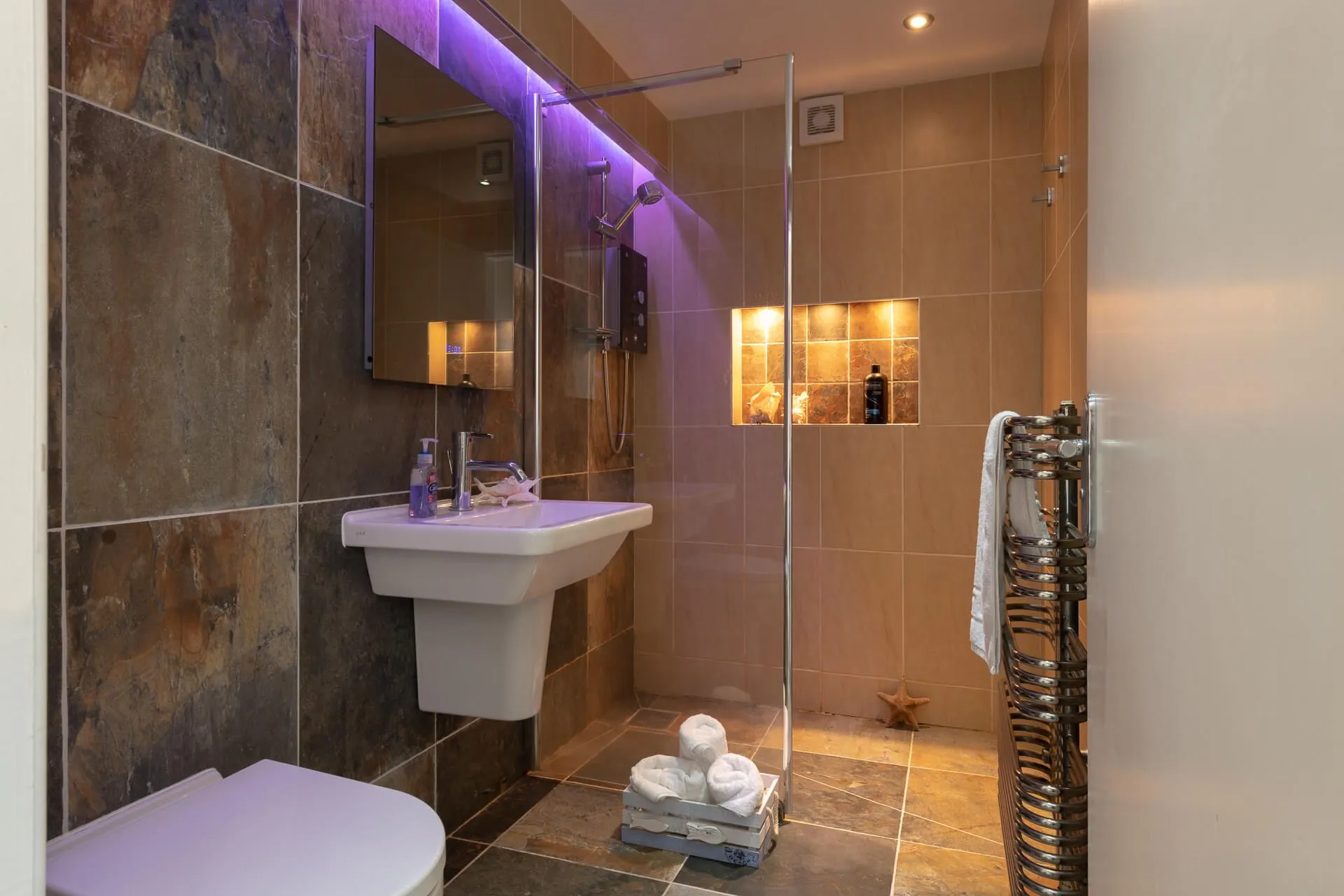 Cwalafila Walk in shower room