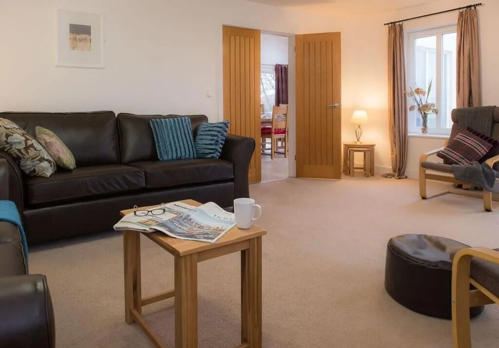 Ty Traeth Living Room into Dining Room - Rhosneigr 