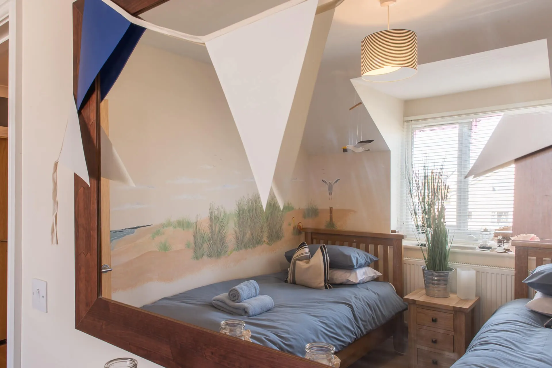 Tides Reach Twin Bedroom Mirror - Rhosneigr 