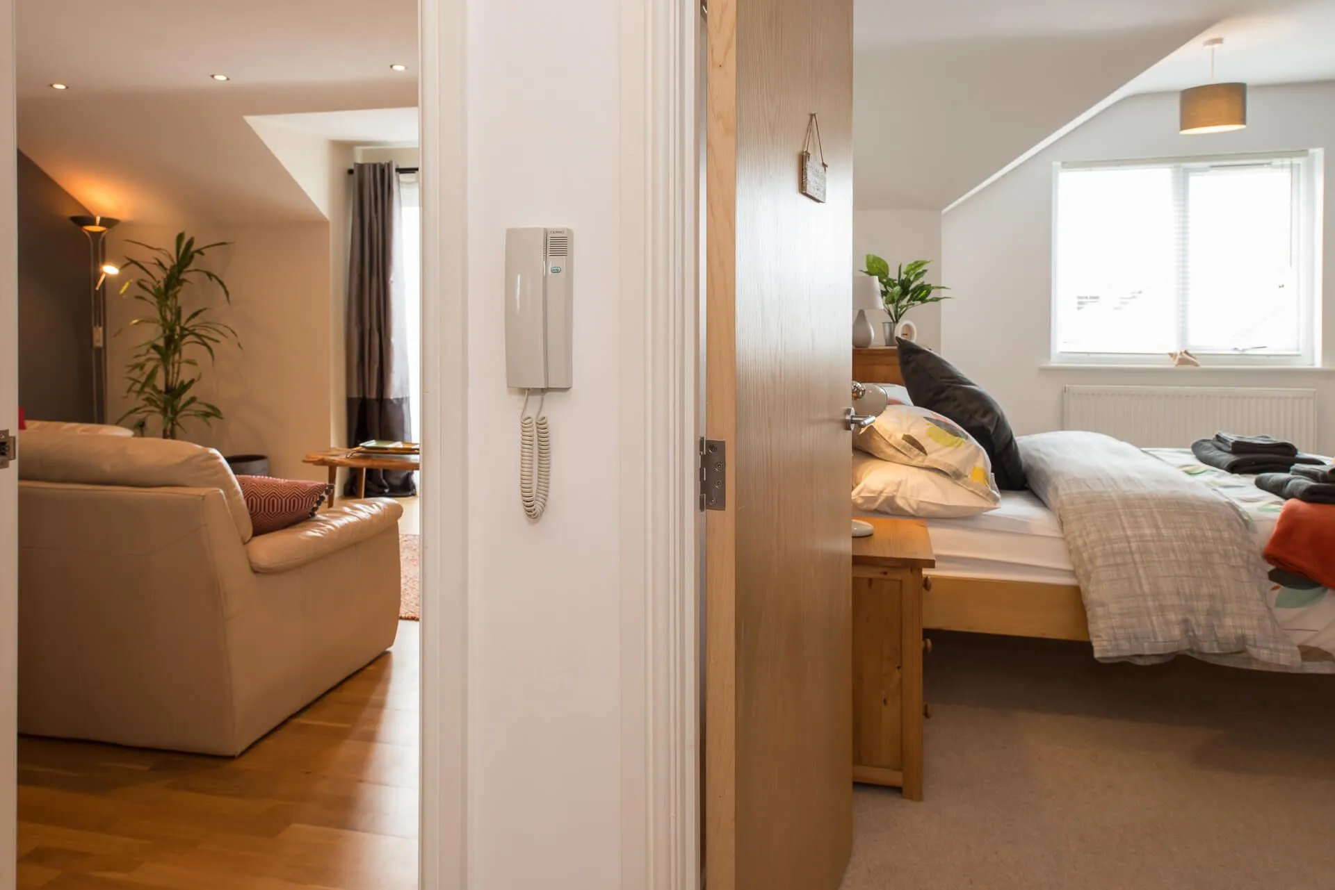 Tides Reach Bedroom from Hallway - Rhosneigr 