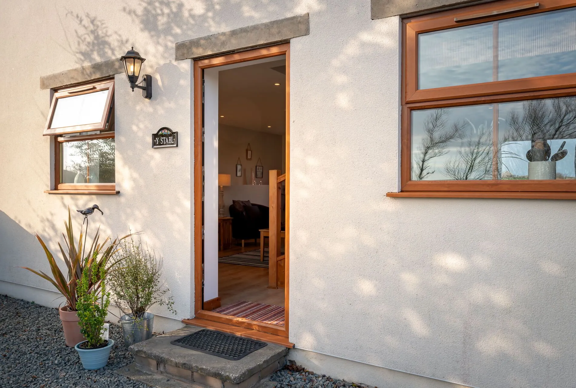 Y Stabl entrance