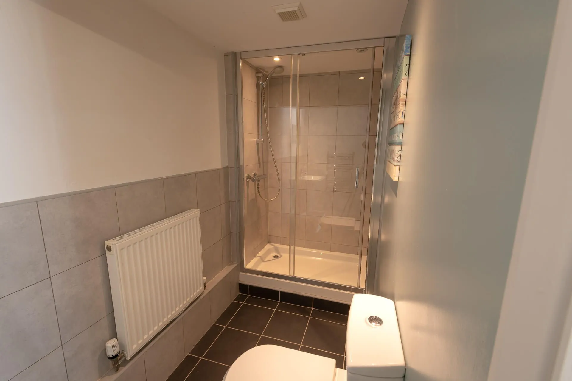 The View Shower Room in Garage