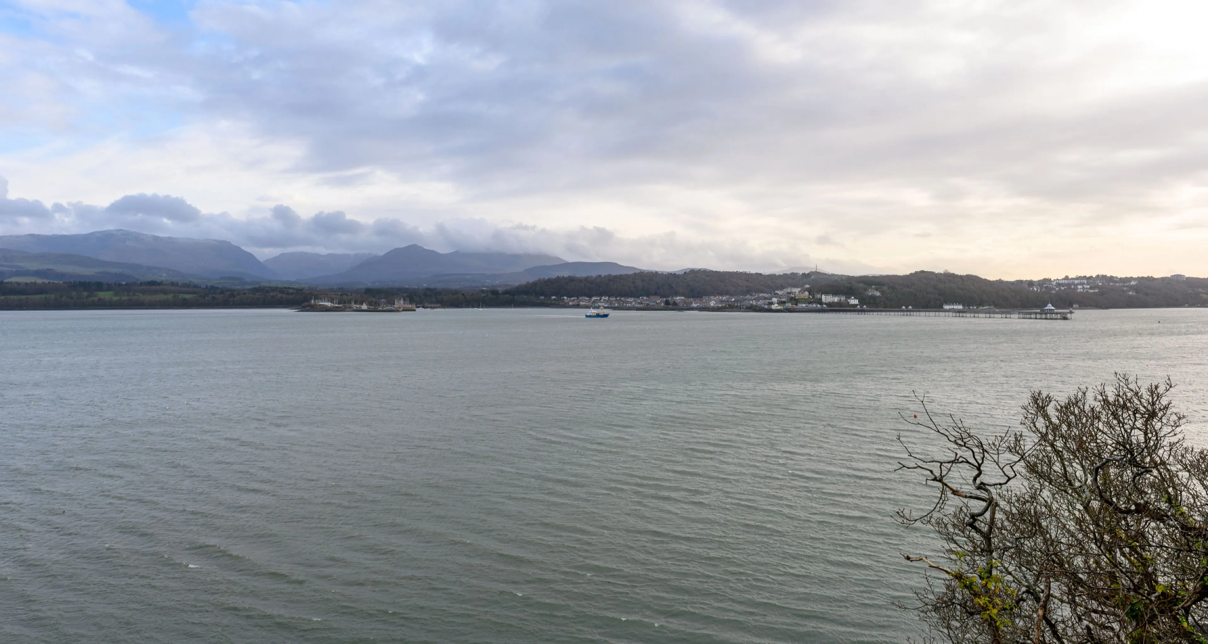 Menai Straight from Anglesey