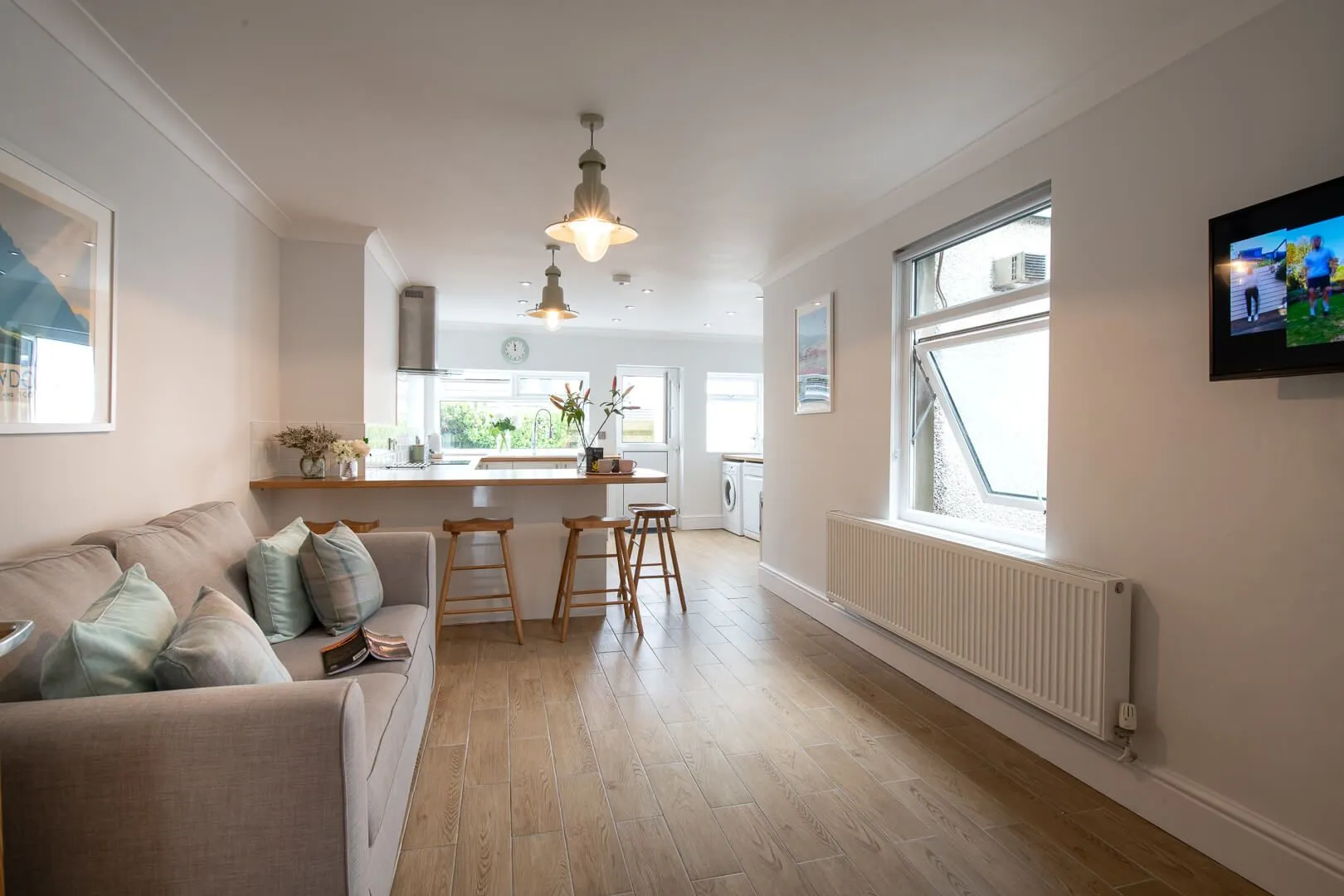 Lakeview Kitchen and Family Room