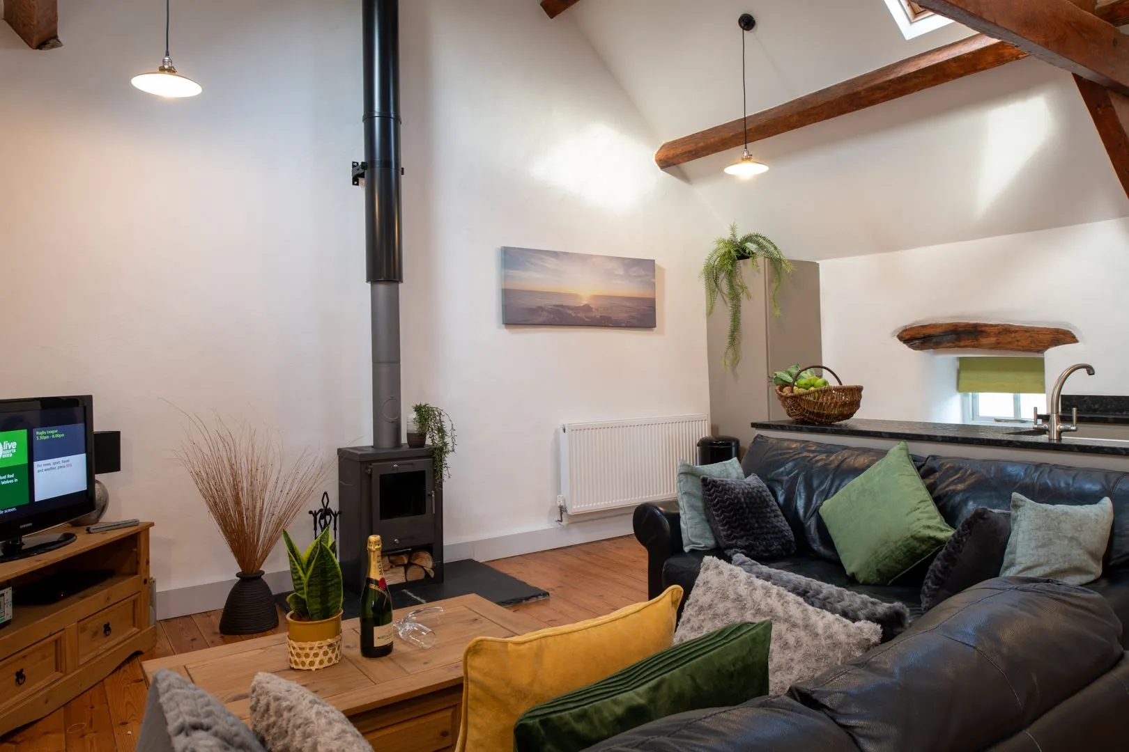 Bryn Lon Bach living room