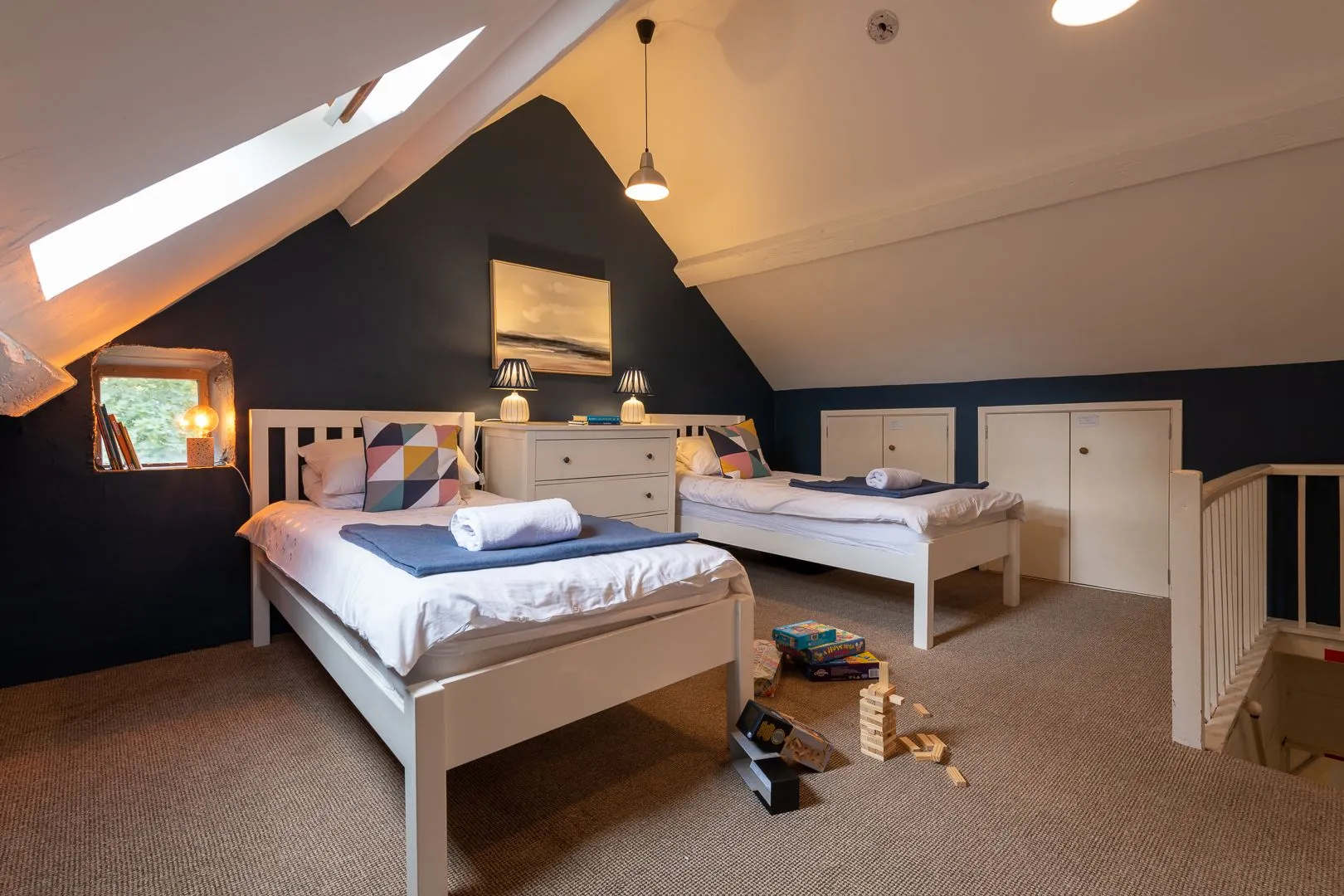 Ty Fferam Bailey 2nd floor twin bedroom