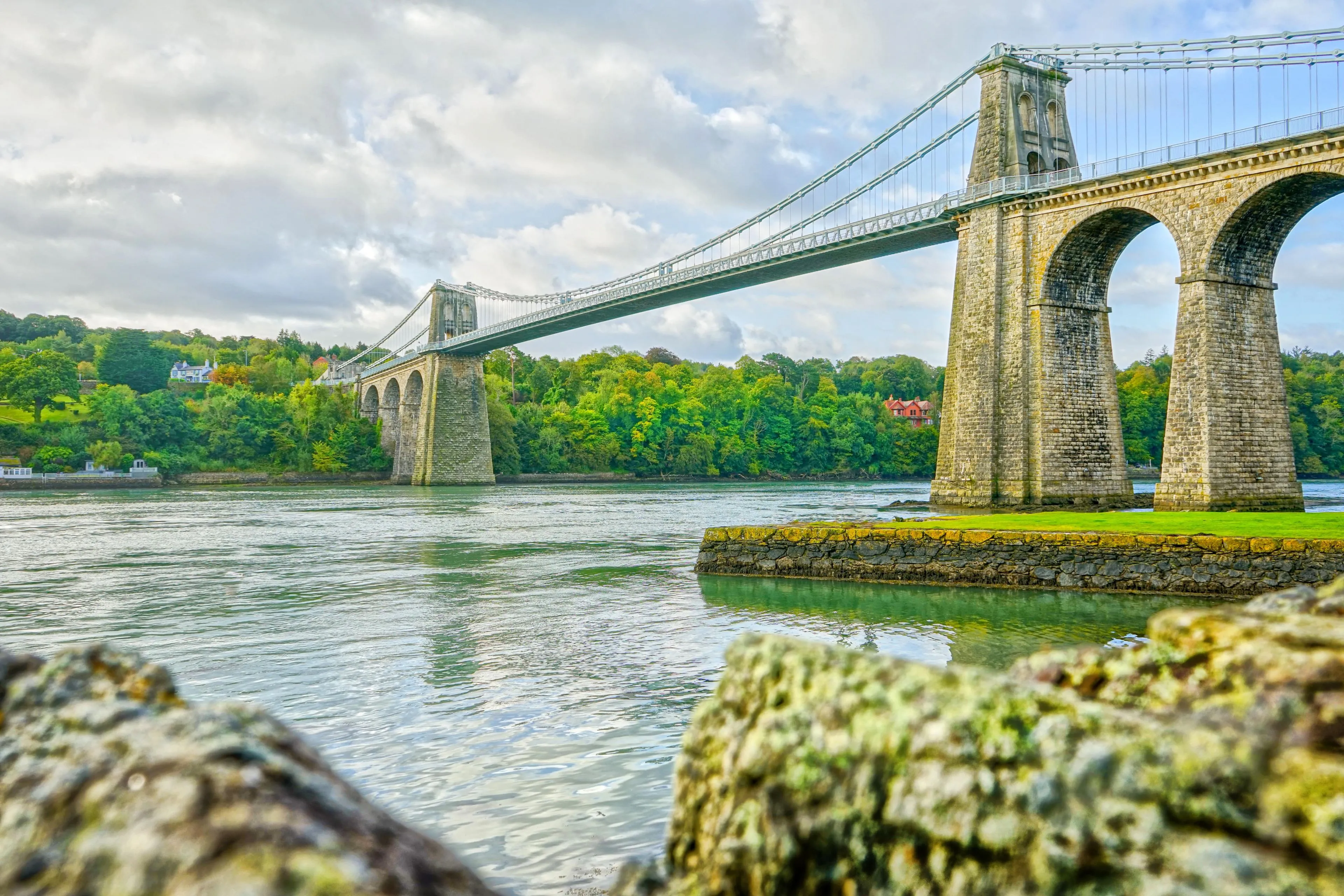 Stock photo - Menai Bridge