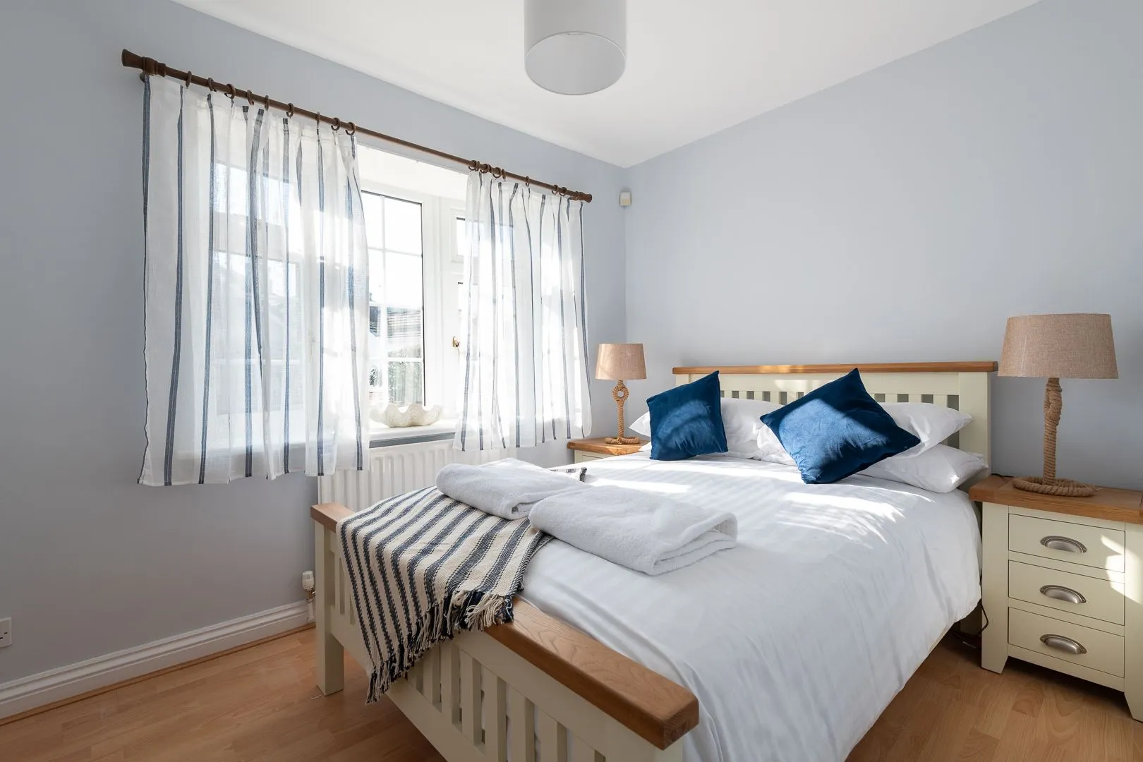 The Moorings - King bedroom downstairs