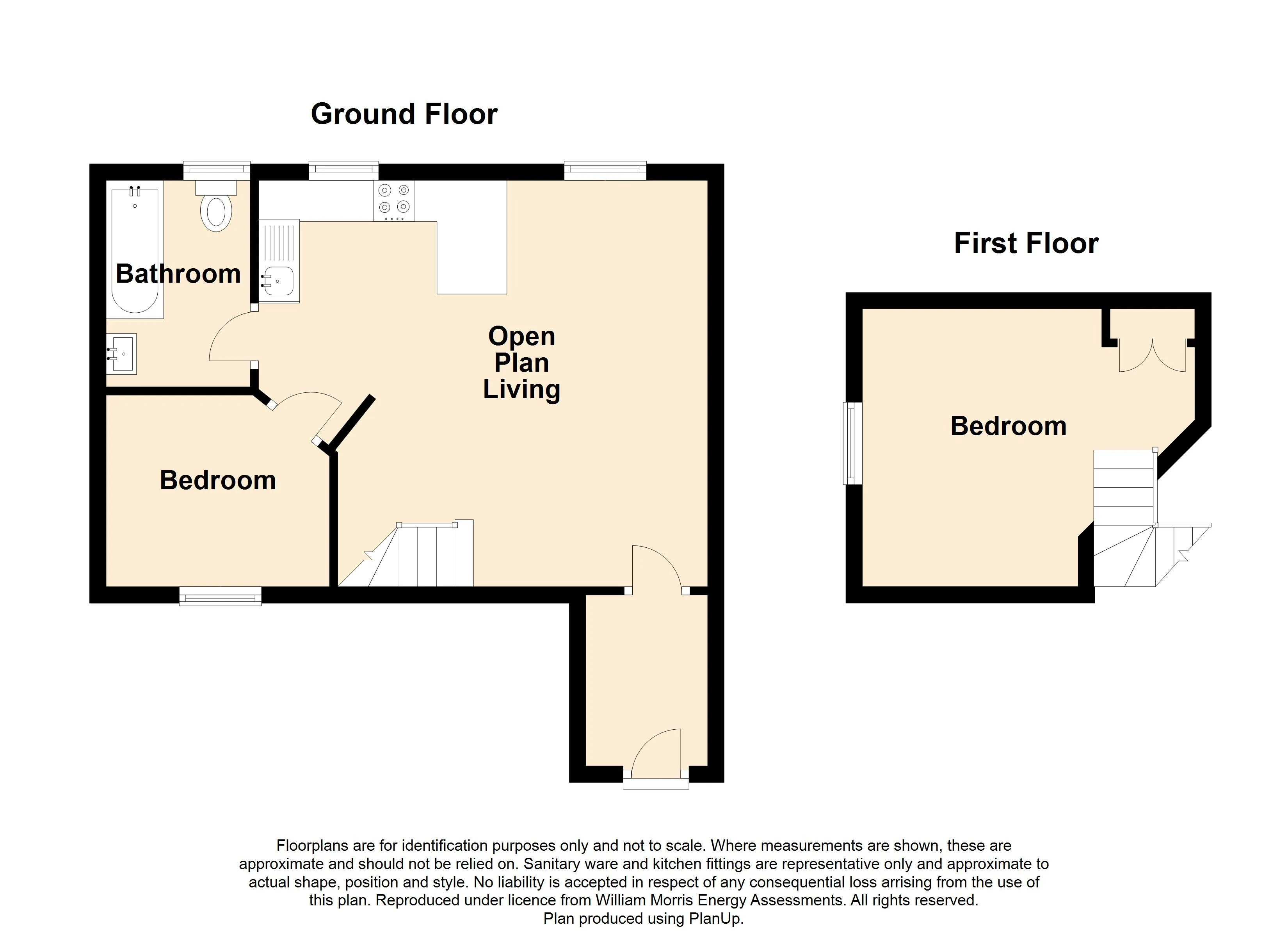 Bwthyn Dwynwen floorplan