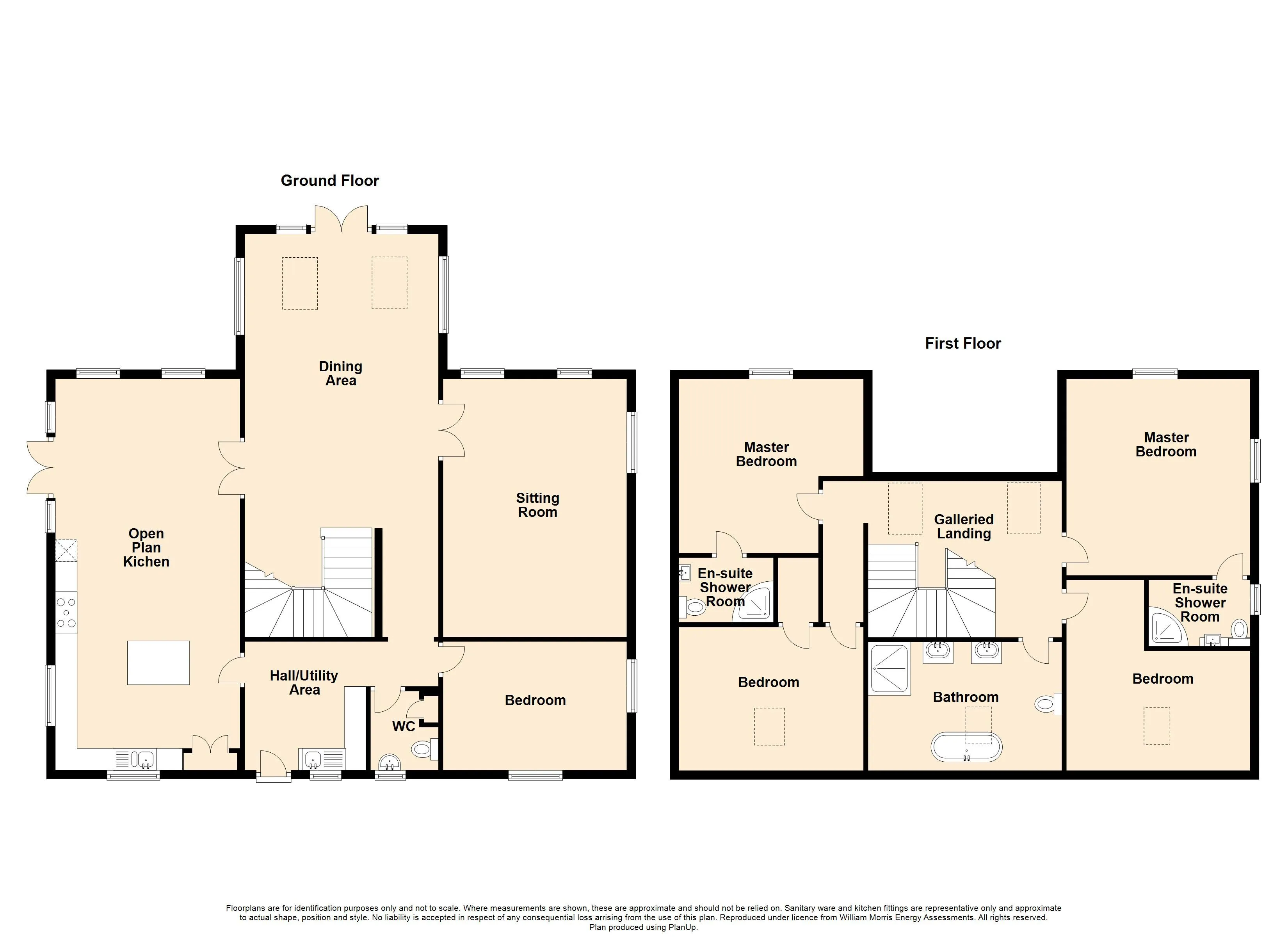 Ty Traeth Floorplan
