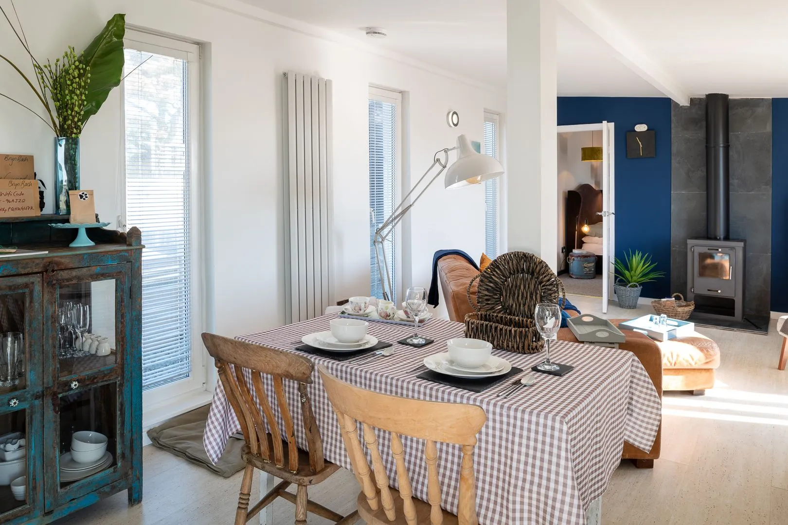 Bryn Bach dining area