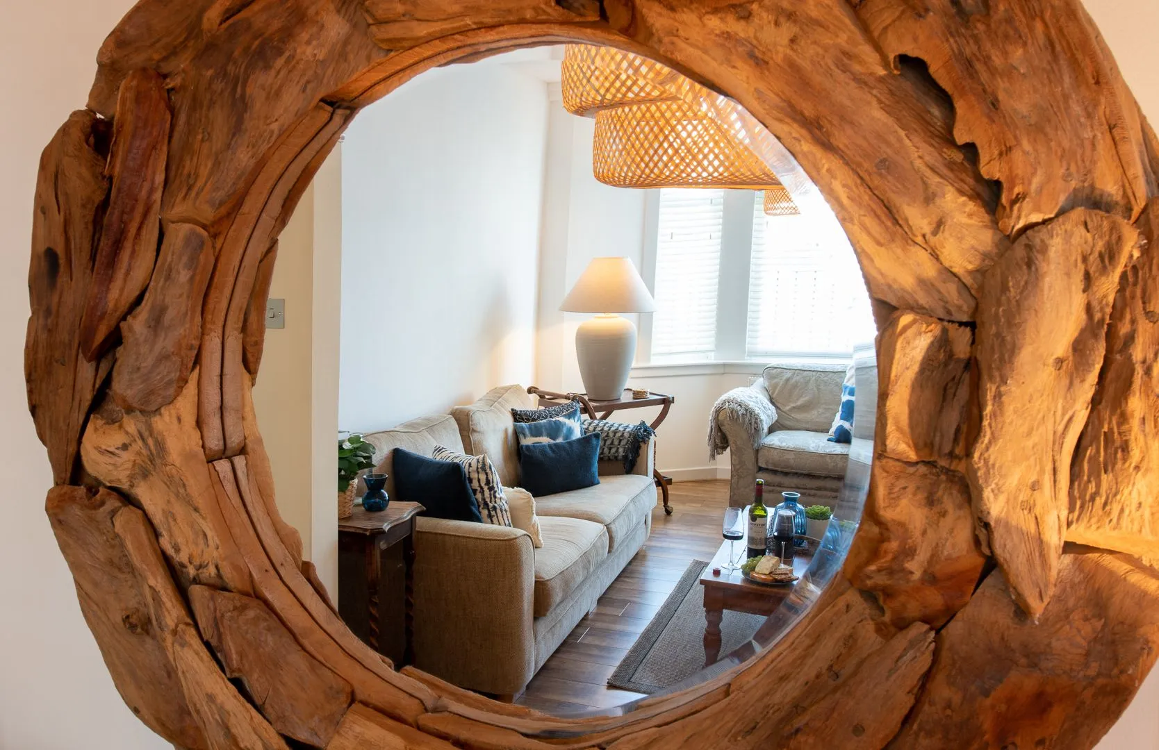 Bryn Awel Bach mirror reflection