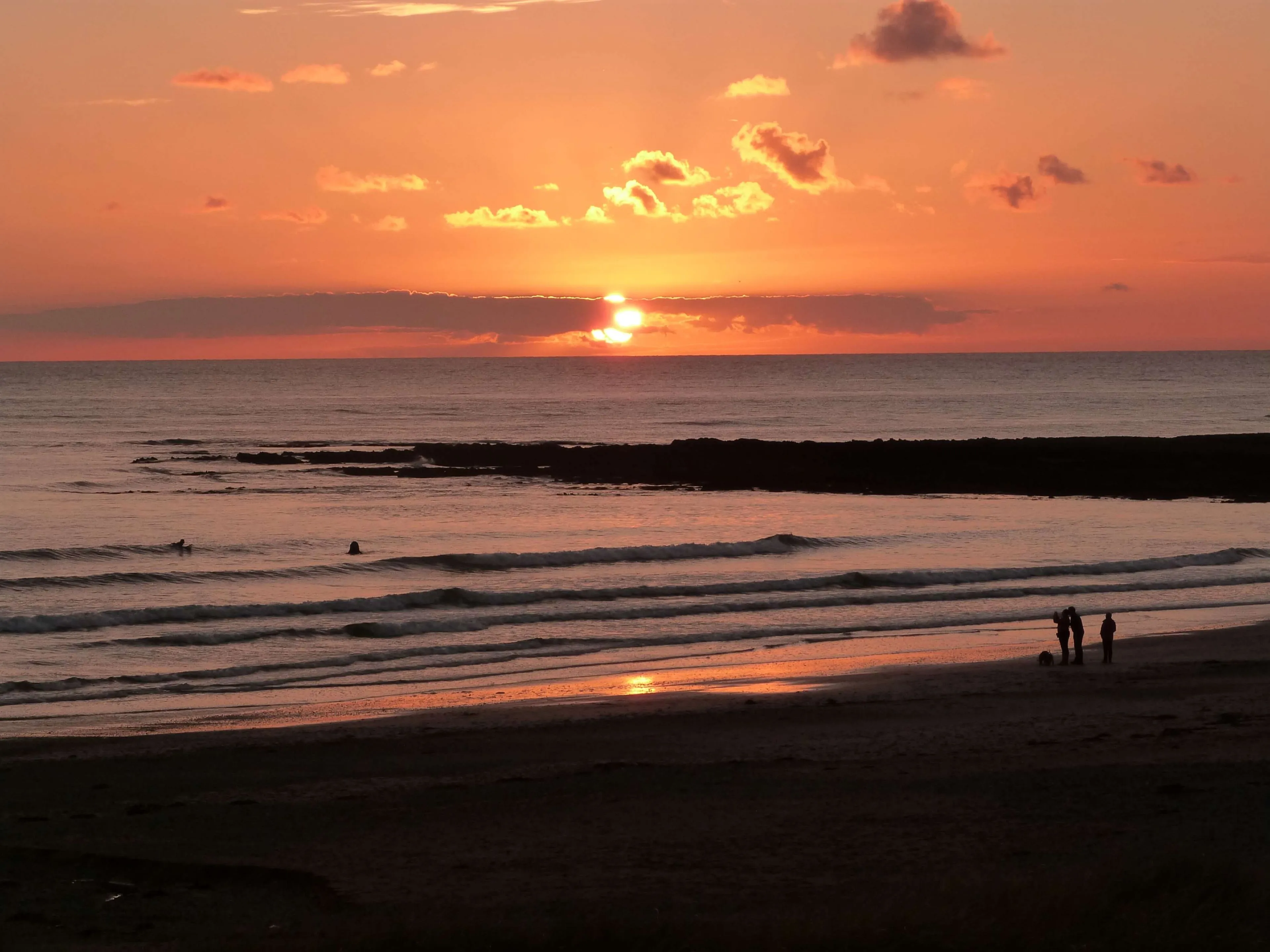 sunset at rhosneigr