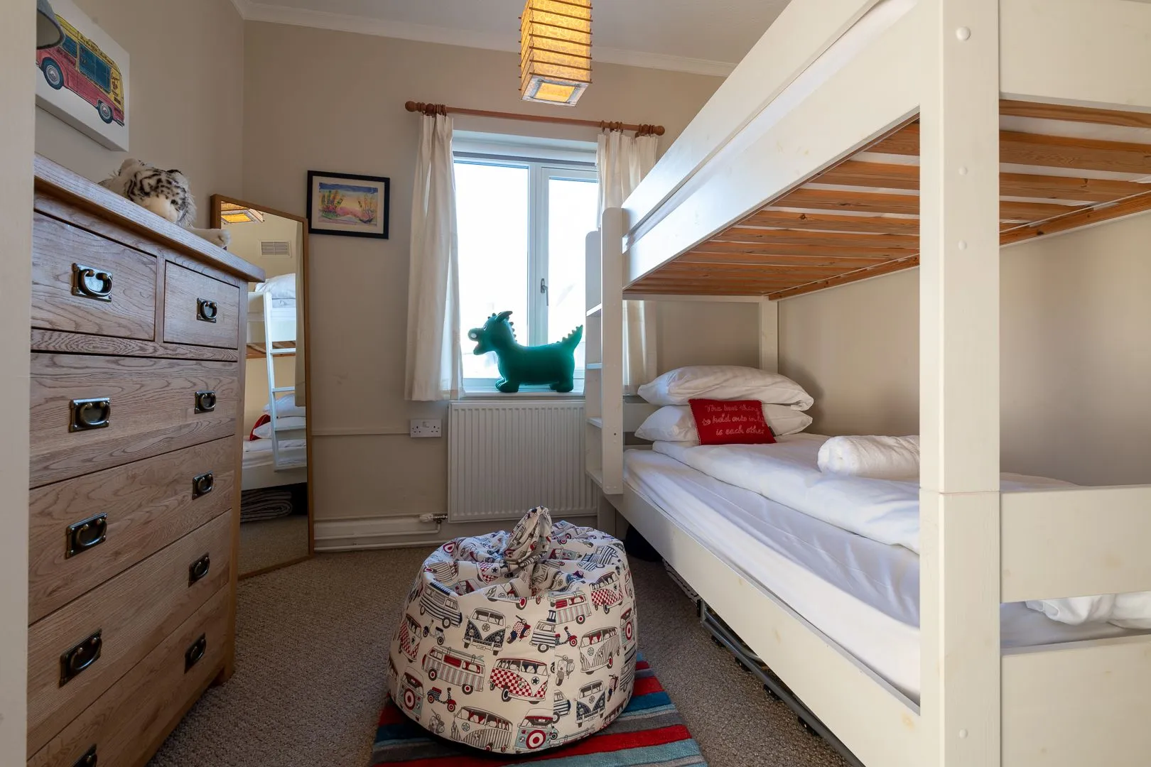 White Cottage Bunk Room No.2