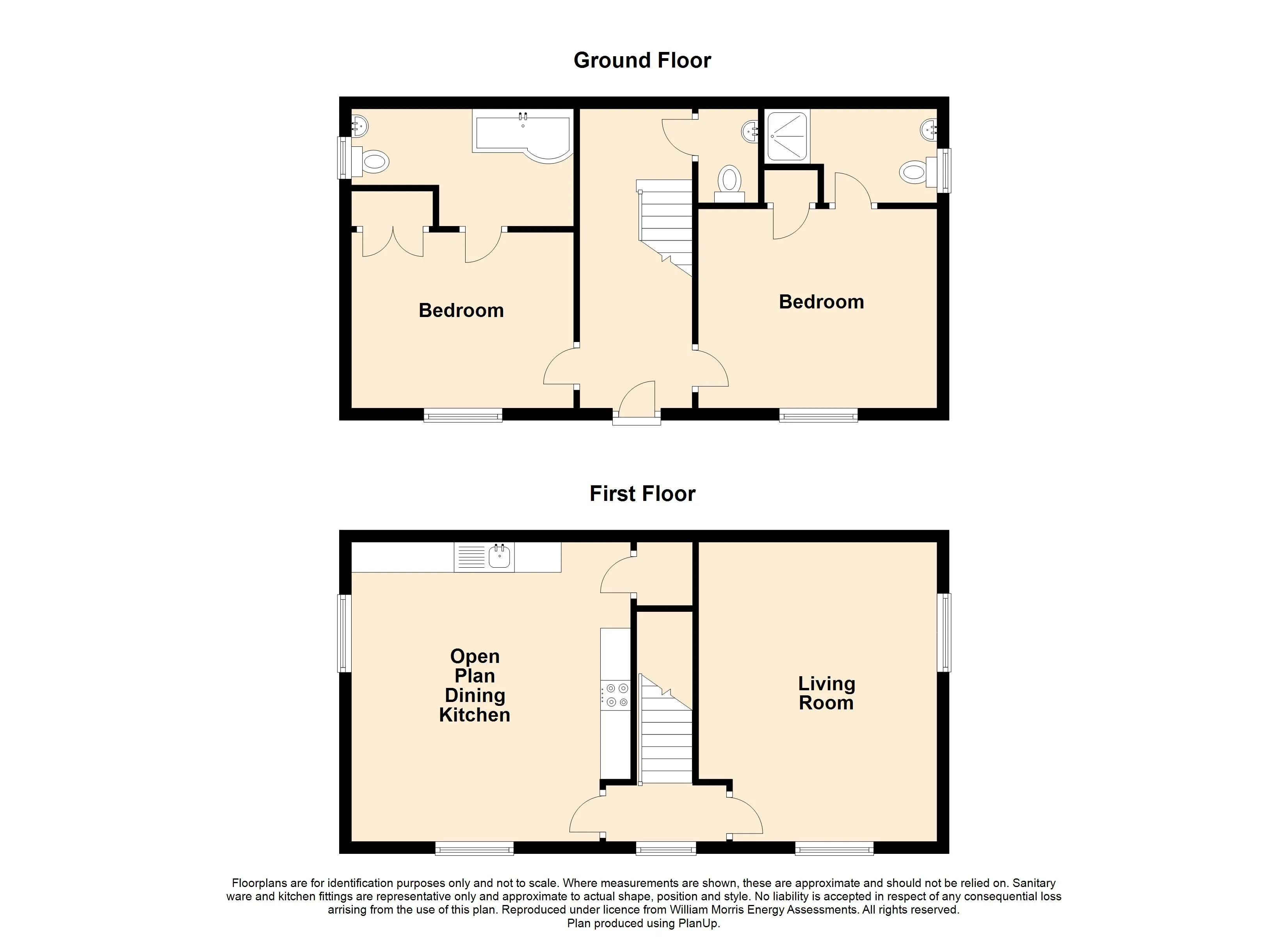 Kittiwake Cottage floorplan
