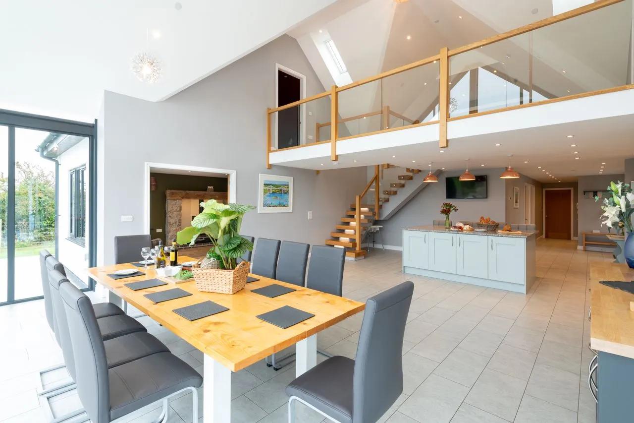 Ty Rhos Newydd Dining Area and Mezzanine