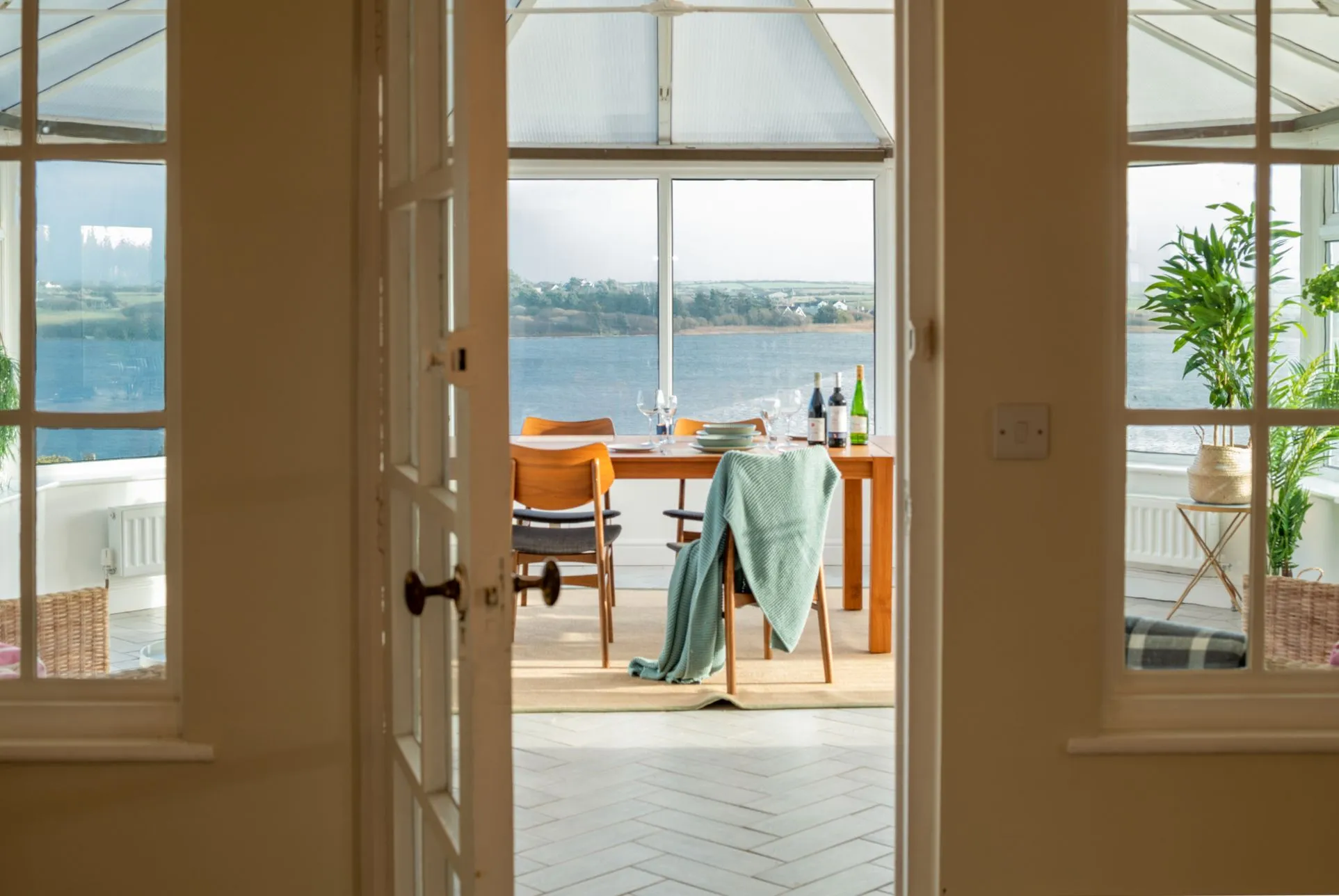 Twn Pwll View into Conservatory