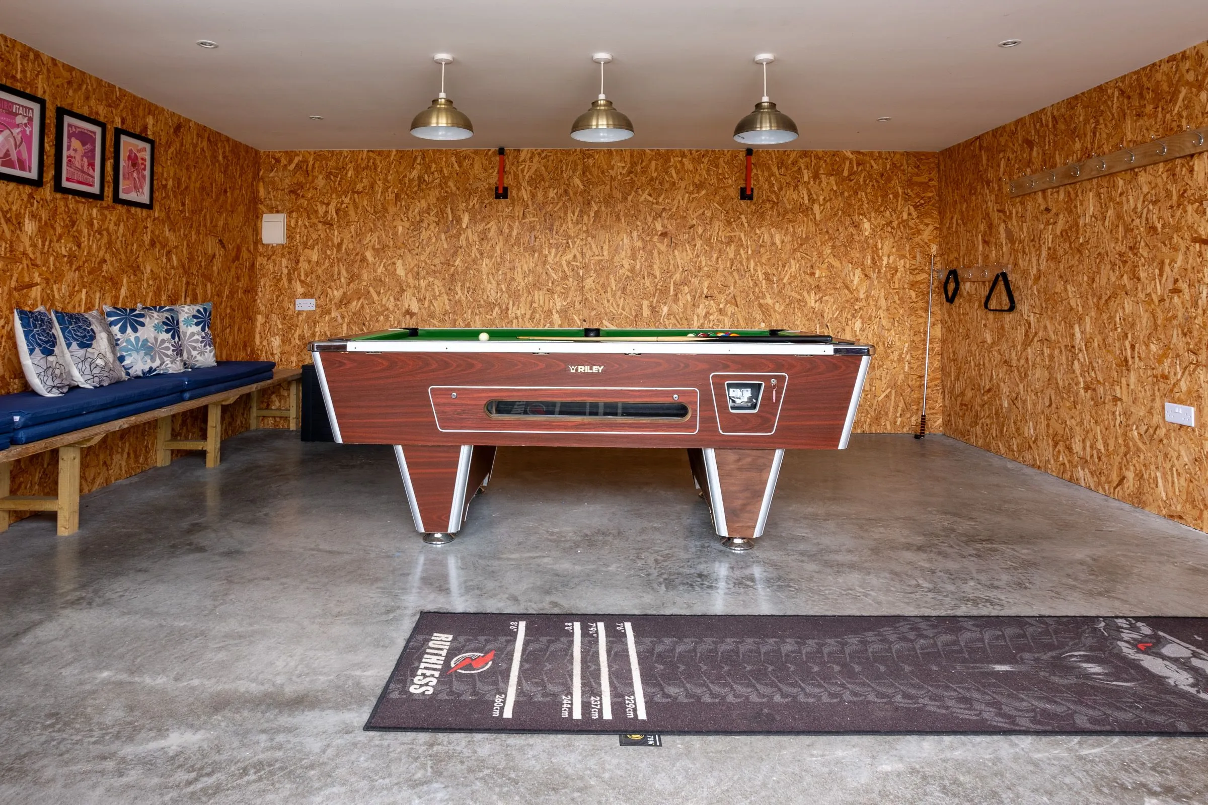 Ty Rhos Newydd Games Room View