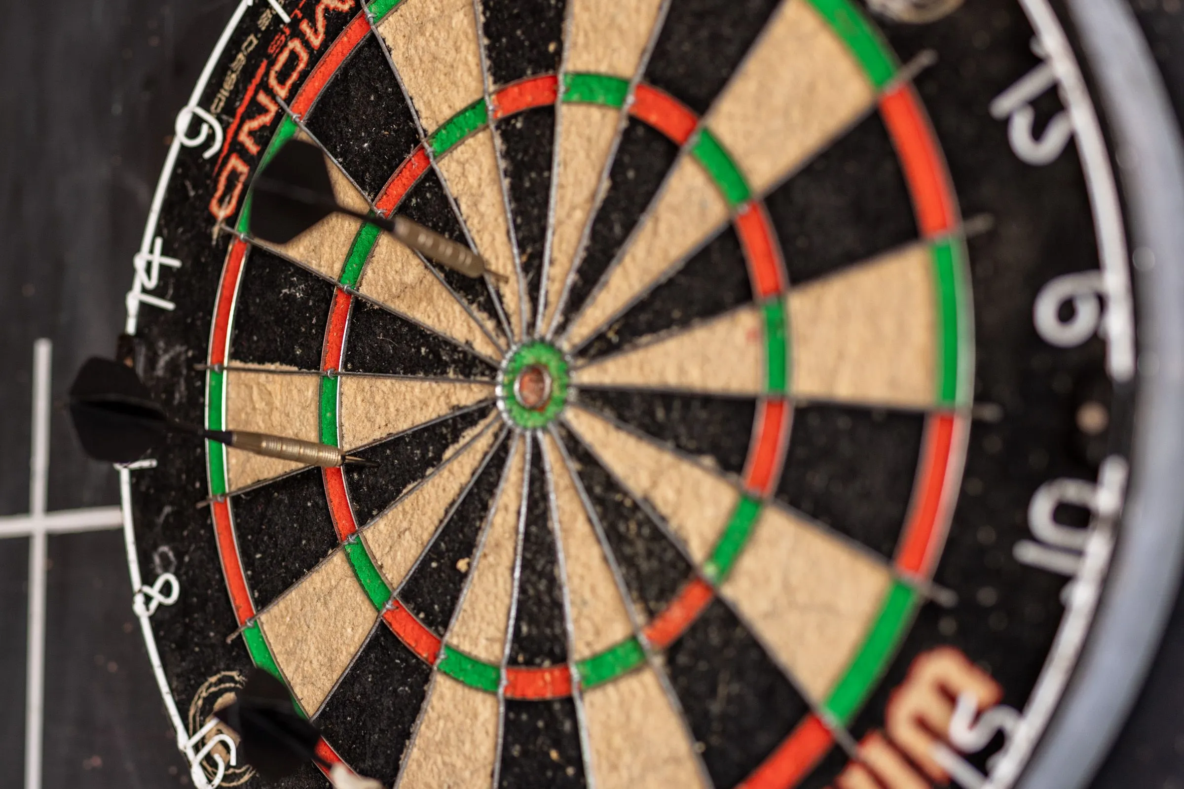 Ty Rhos Newydd dart board