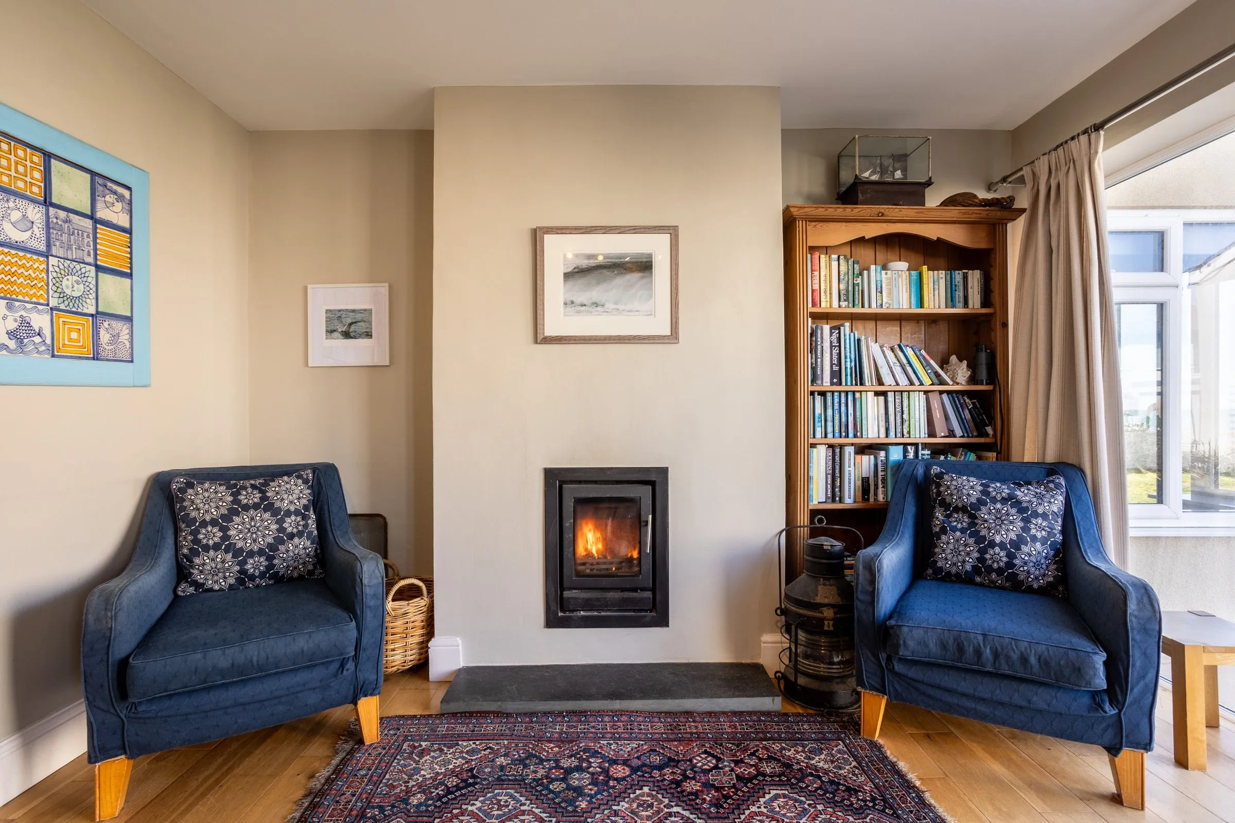 Morwennol - Dining room fire
