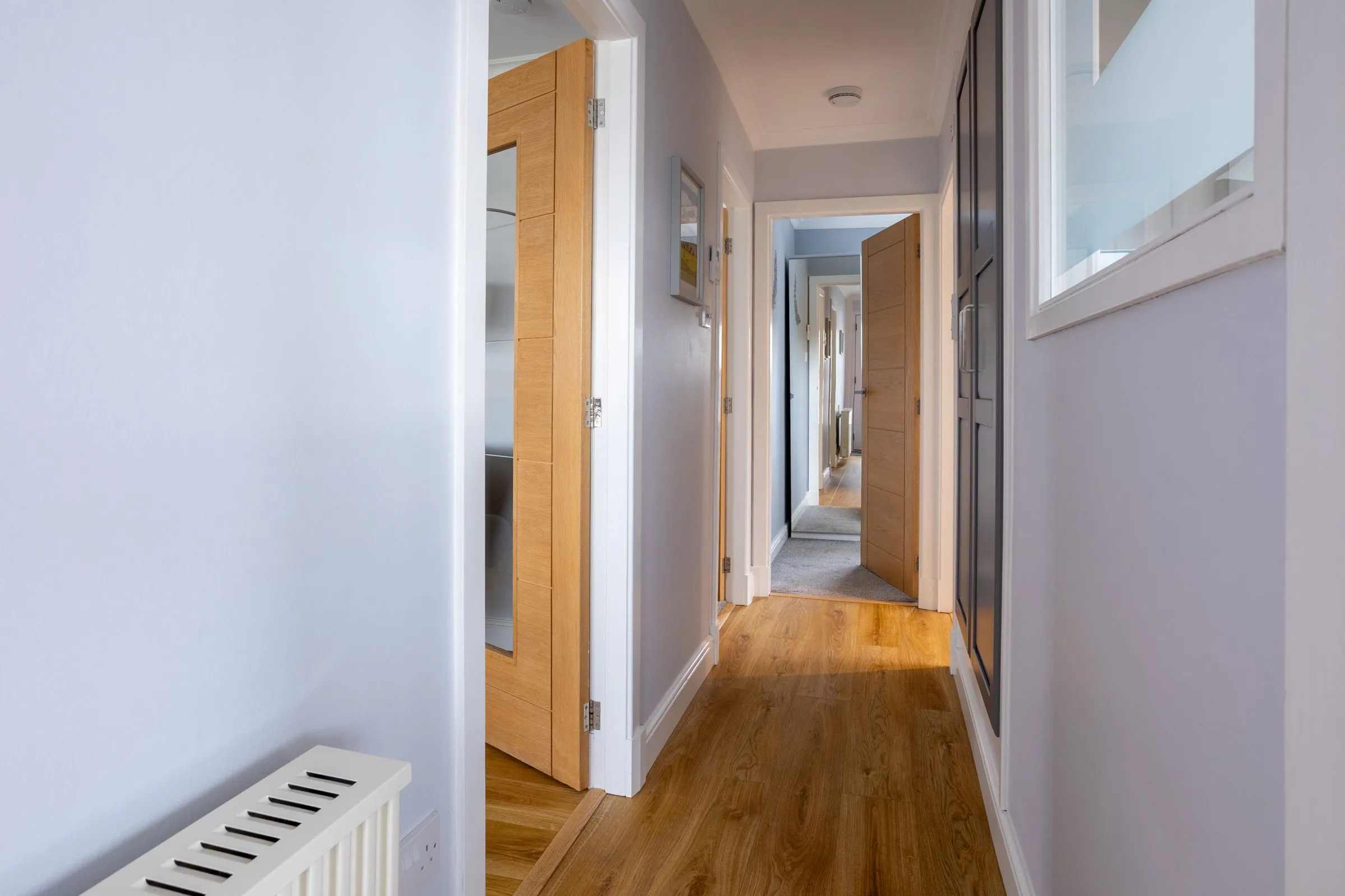 Tamarisk door through to bedrooms