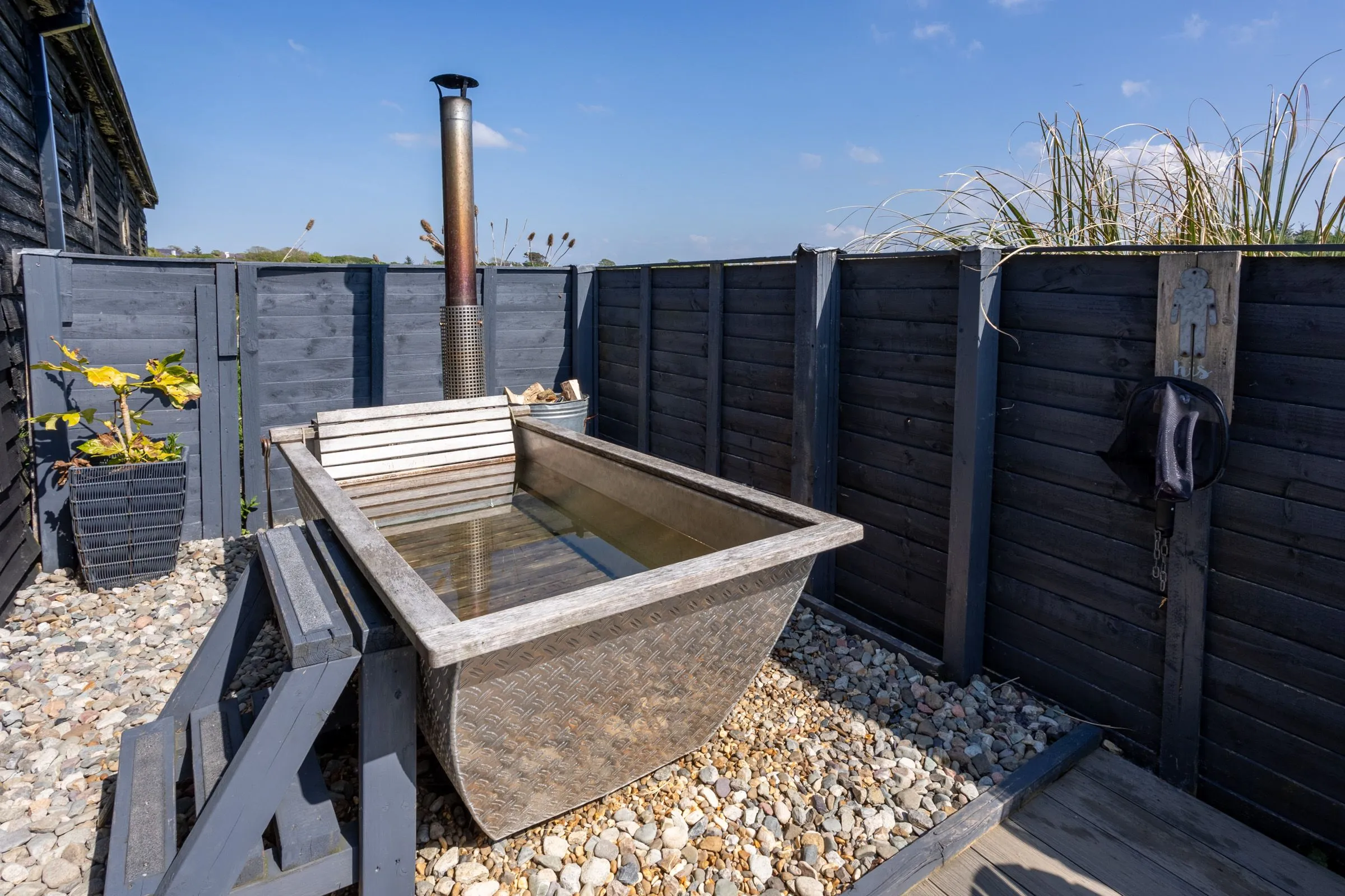 Bryn Bach - Hot tub