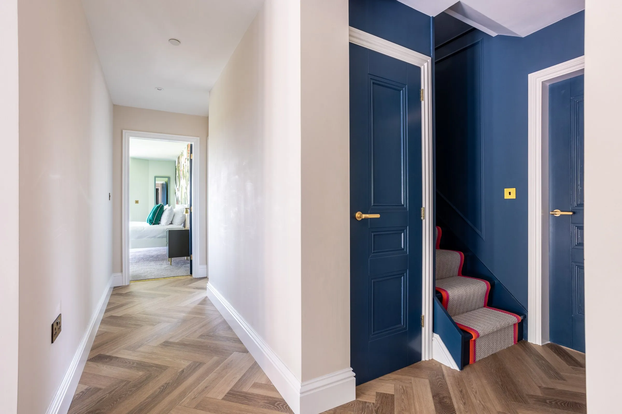 Bluebells - Hallway to Green Room