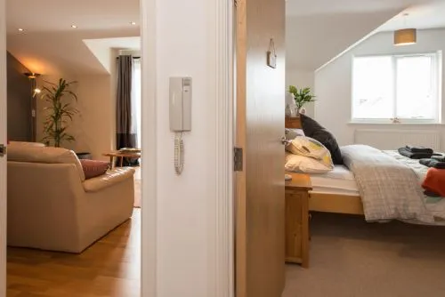 Tides Reach Bedroom from Hallway - Rhosneigr 