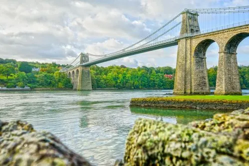 Stock photo - Menai Bridge