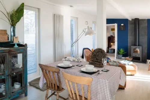 Bryn Bach dining area