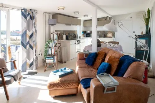 Bryn Bach living room kitchen