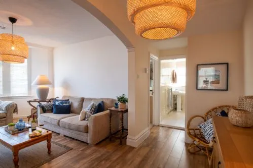 Bryn Awel Bach living room hallway
