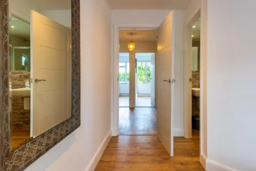 Faraway hallway
