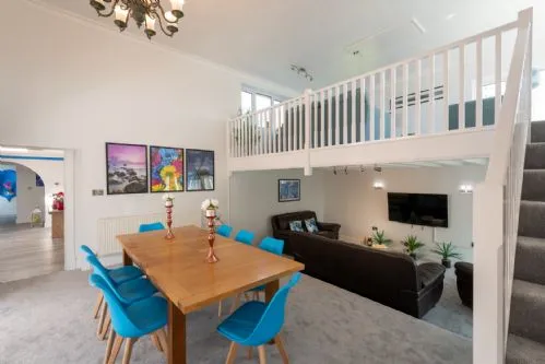 Coed Y Llan dining table, living room