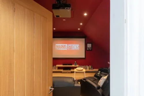 Ty Rhos Newydd View into Cinema Room
