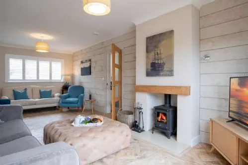 Out of the Blue - Living area wood burner