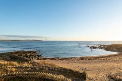 White Cottage Beach from Garden no.2