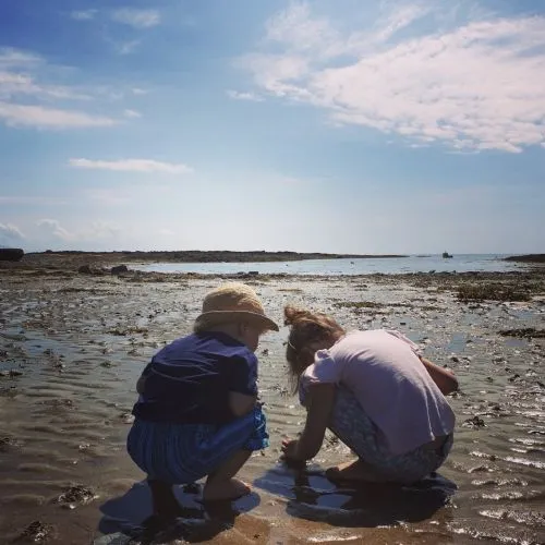 kids on beach