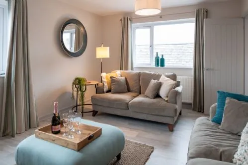 Kittiwake Cottage living room sofas