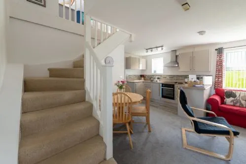 Bwthyn Siwan Staircase and downstairs area