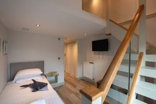 Y Cei one of the single beds 