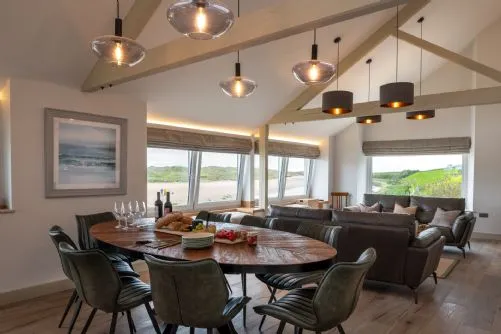 Y Cei Dining Area and Living Room