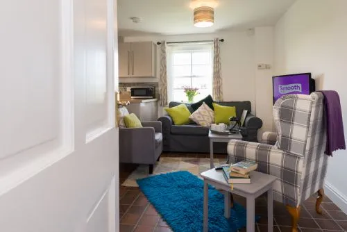 Bwthyn Branwen Living room area