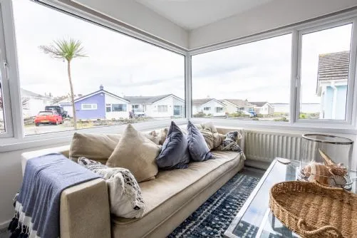 Hafan Sofa and View