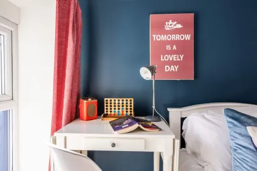 Maelog Villa Twin Room Poster - Rhosneigr