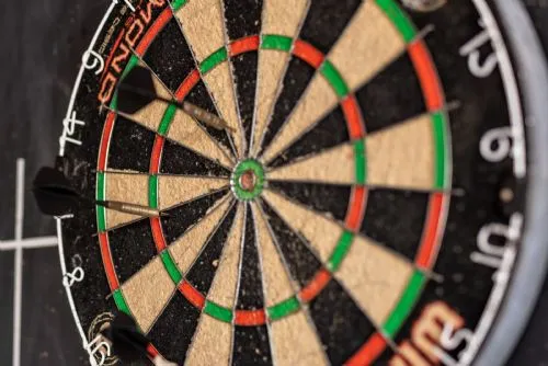Ty Rhos Newydd dart board