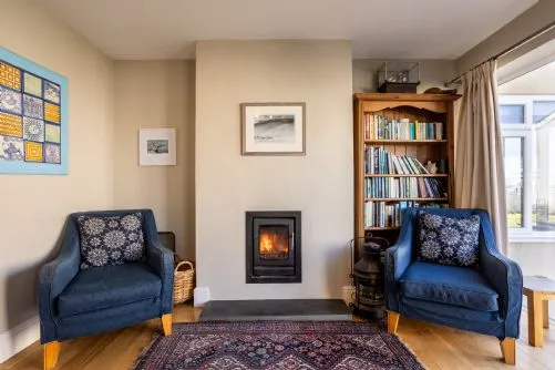 Morwennol - Dining room fire